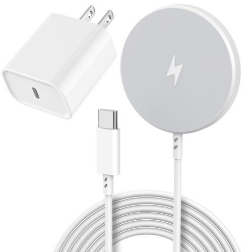 [Apple MFi Certified]Magnetic Wireless Charger Apple Mag Safe Charger,15W 6FT Fast Wireless Charging Pad for Apple iPhone 16 Pro Max/16 Pro/16 Plus/15 Pro Max/14/13/12/AirPods3/2/Pro/Pro2,Charging Pad